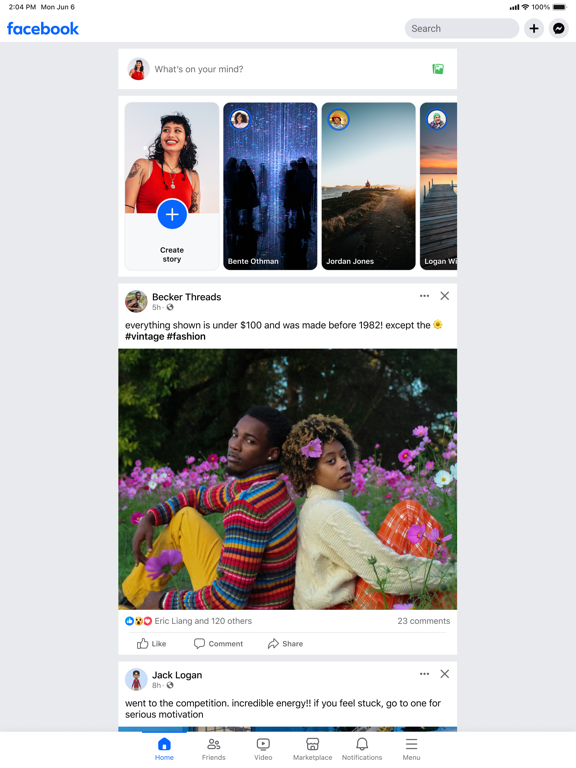 Facebook Screenshots