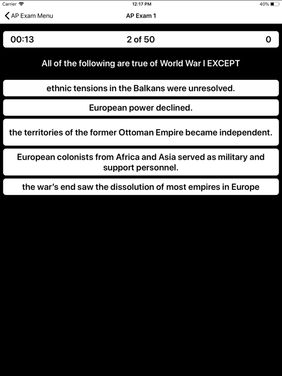 Screenshot #5 pour AP World History Prep