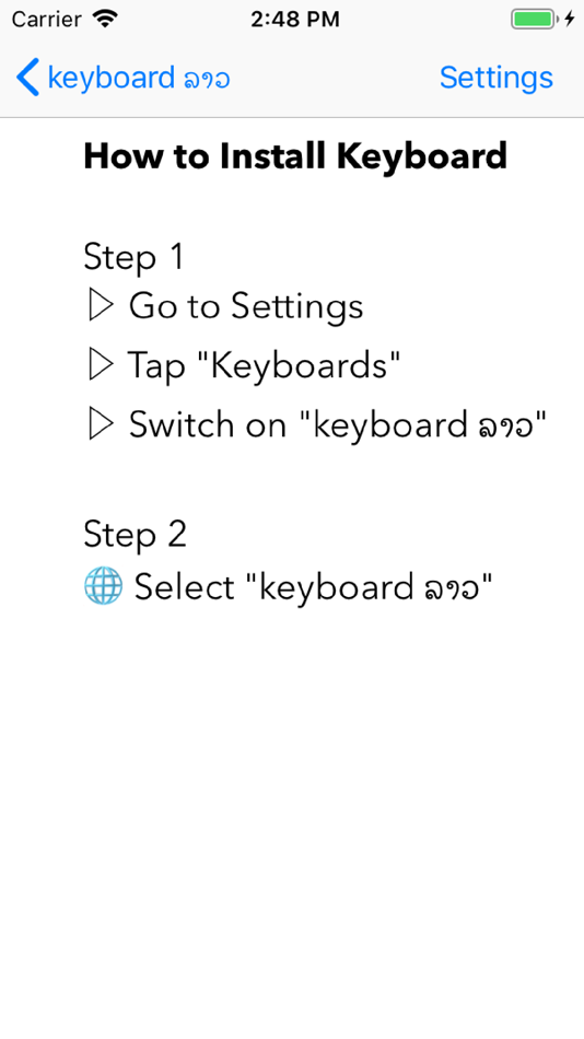 #5. Keyboard Lao (iOS) Podle: Sahtu Press, Inc.