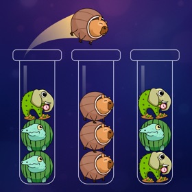Animal Sort: Ball Sort Game