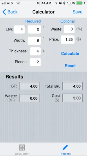 Board Feet Easy Calculator screenshot 4