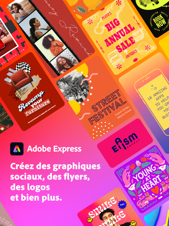 Screenshot #4 pour Adobe Express : photo/vidéo/IA