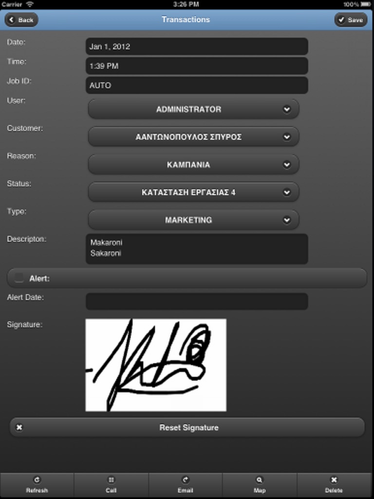 iPad screenshot