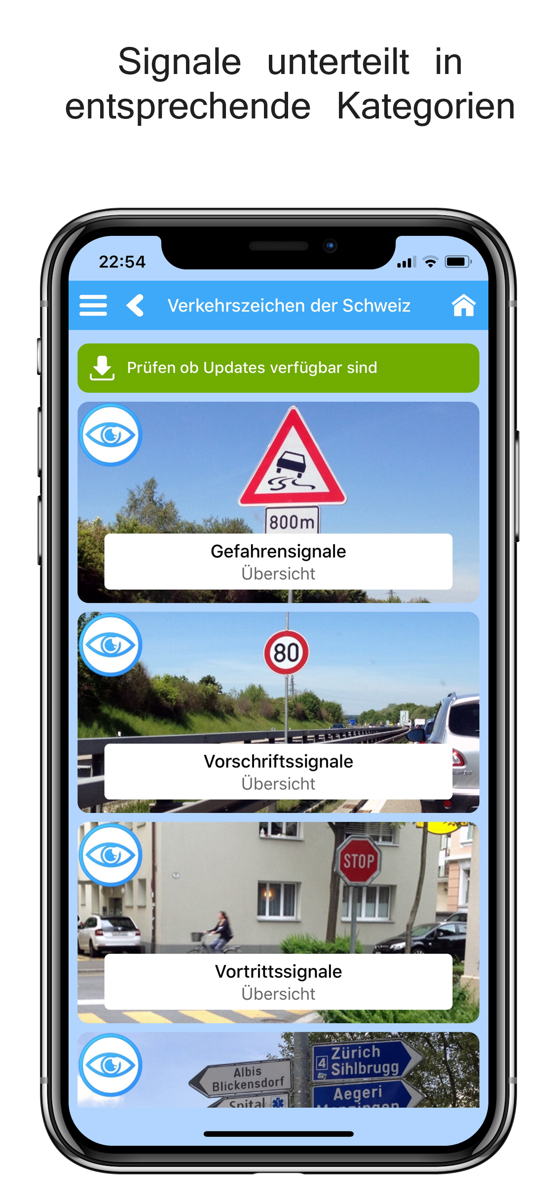 Verkehrszeichen der Schweiz