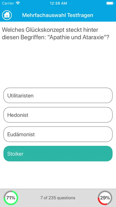 Die Psychologie Quiz screenshot 2 of 5