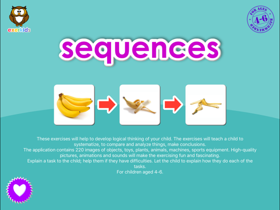 Sequences for Kids Pro iPad app afbeelding 1