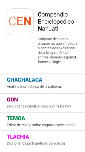 Compendio Náhuatl screenshot 1