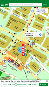 Singapore Maps screenshot