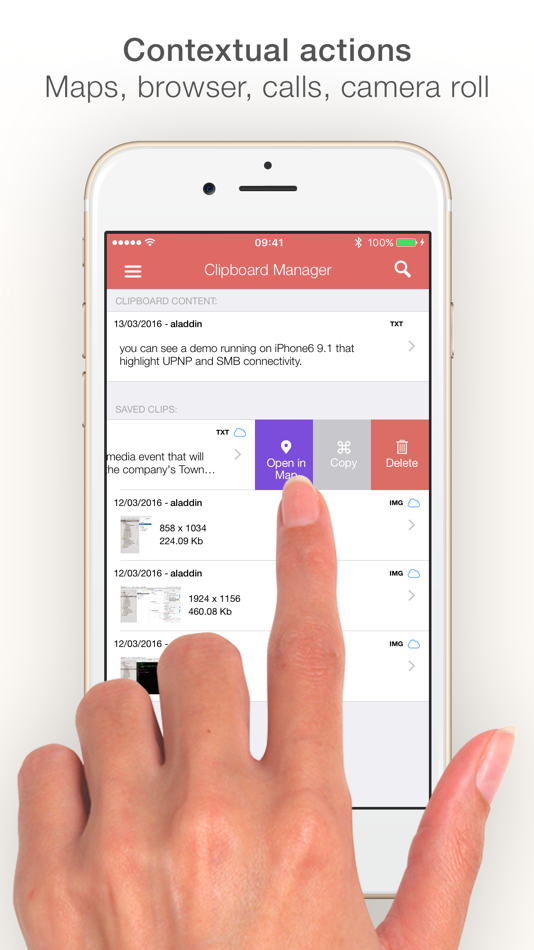 #3. Clippo - Clipboard Manager (iOS) Podle: Elisa Valeria Distefano