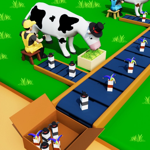 Egg Farm-Idle Milk Factory 3D icon