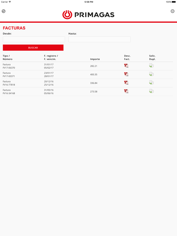 Screenshot #5 pour Primagas Clientes