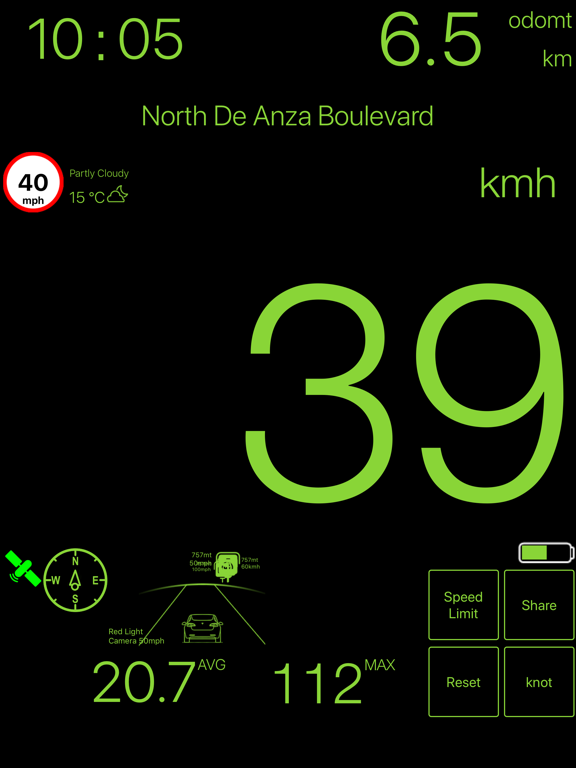 Speedometer ٞ iPad screenshot 5 - Utilities app