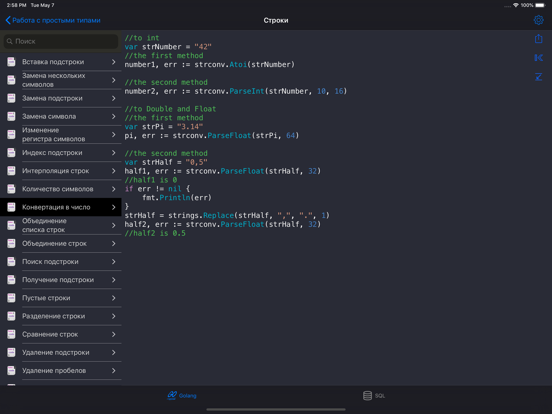 Golang & SQL iPad screenshot 8