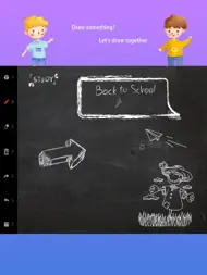 Blackboard-Chalk writing board ipad bilder 1