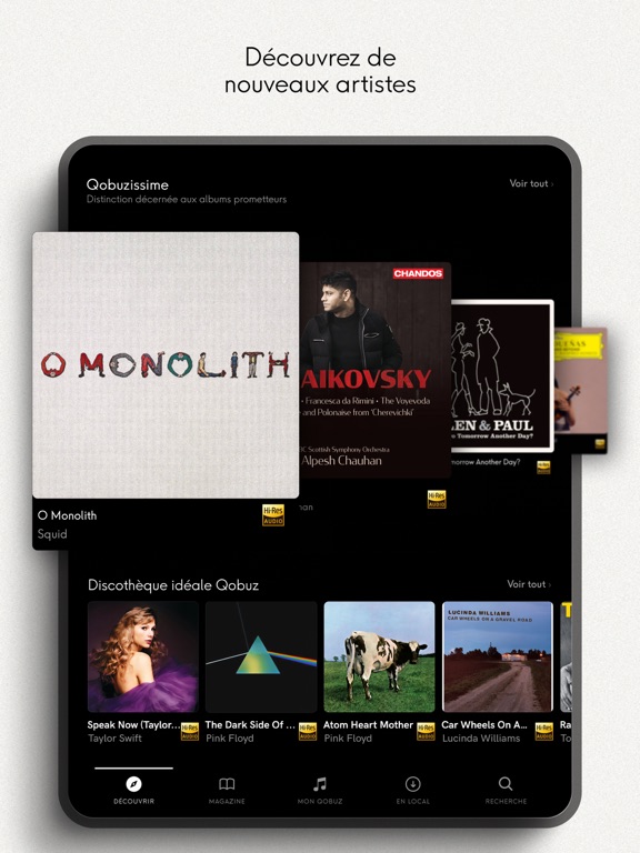 Screenshot #5 pour Qobuz : Musique & Editorial