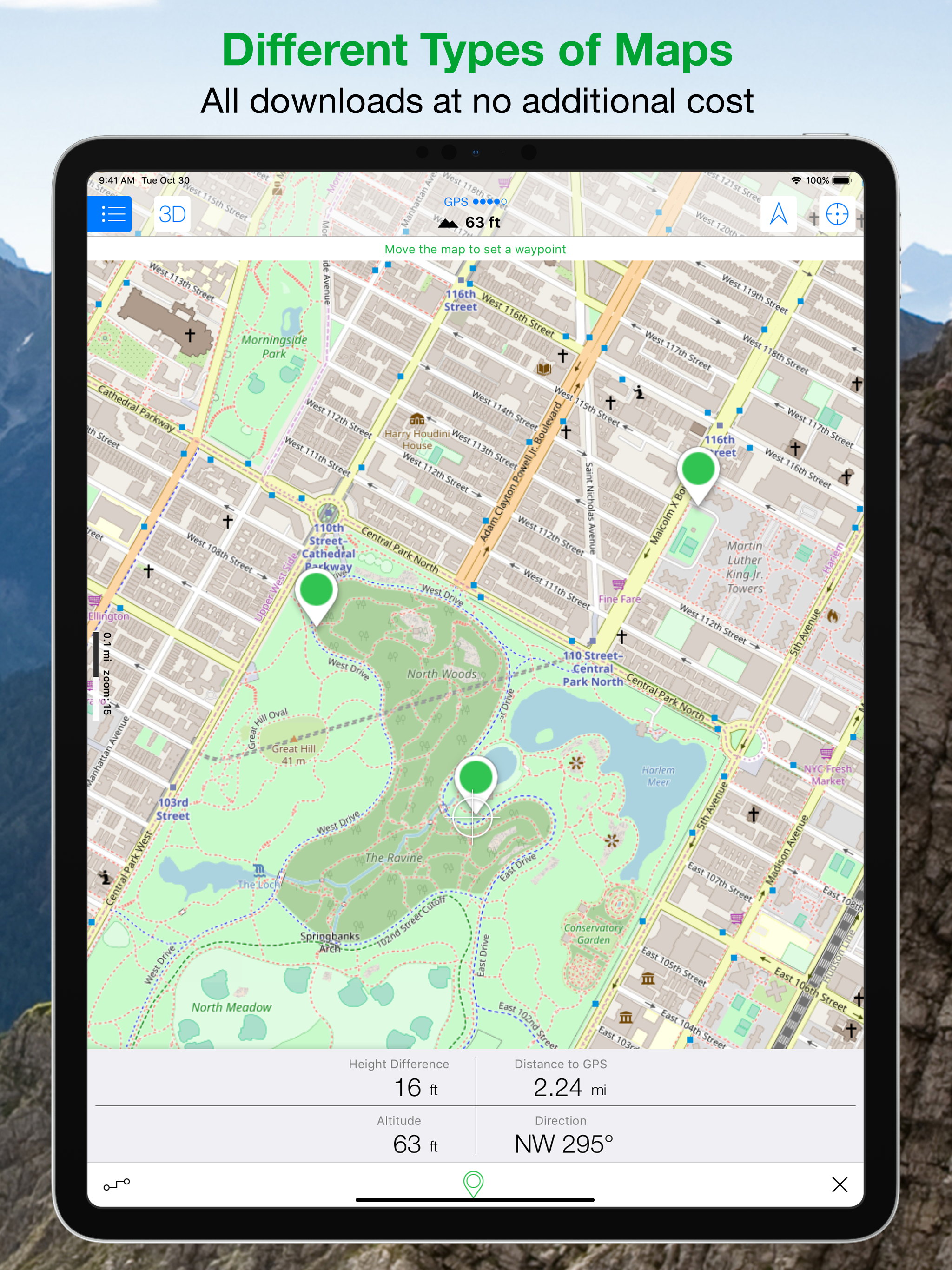 Maps 3D PRO - Hike & Bike screenshot 9