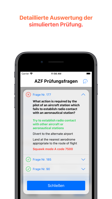 AZF Prüfungsfragen Screenshot