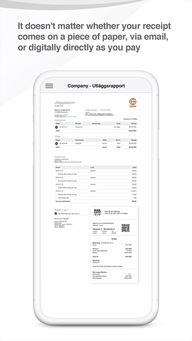 VIEW Expense Screenshot