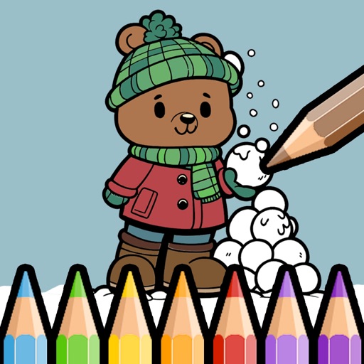 Winter Coloring Book