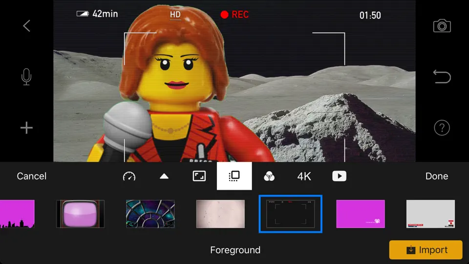 Screenshot von Stop Motion Studio Pro auf dem iPhone 6