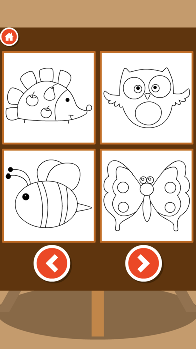 Animal puzzle Doodle Coloringのおすすめ画像5