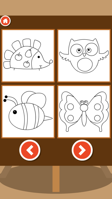 Animal puzzle Doodle Coloring Screenshot