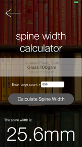 Spine Calc screenshot