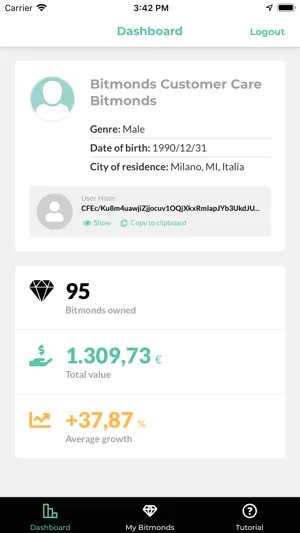 Bitmonds screenshot 1
