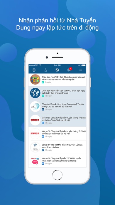JobsGO: Việc Làm Tìm Đến Bạn iPhone screenshot 3 - Business app