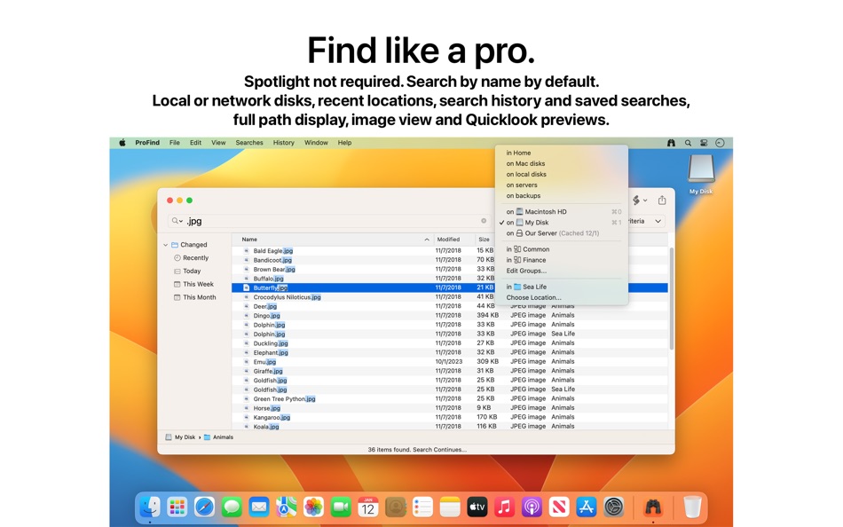 #1. ProFind (macOS) 由: Ross Tulloch