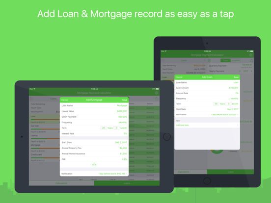 Mortgage Payment Calc iPad screenshot 4 - Utilities app