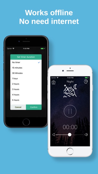 Relaxing Nature Sleep Sounds iPhone screenshot 4 - Health & Fitness app
