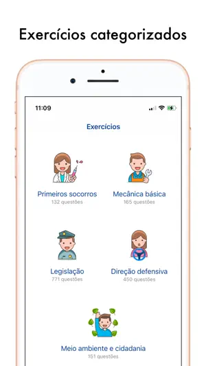 Simulado Detran Simulados CNH screenshot 4