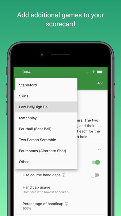 Squabbit - Golf Tournament App Screenshot