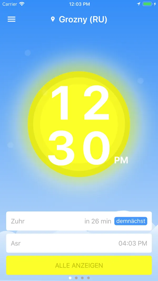 1Muslim: Prayer times, Azan Screenshot 1