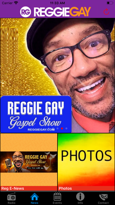 Reggie Gay - Gospel Music Screenshot