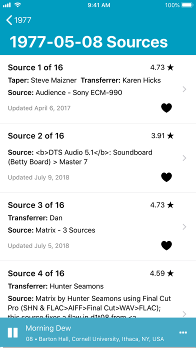 Screenshot #2 pour Relisten — all live music