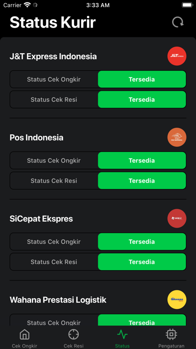 Kiriman: Cek Resi & Ongkir Screenshot