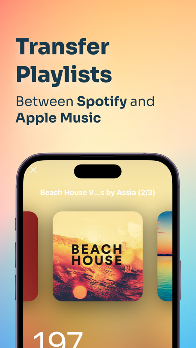 Screenshot #1 pour MusicToMusic Playlist Transfer