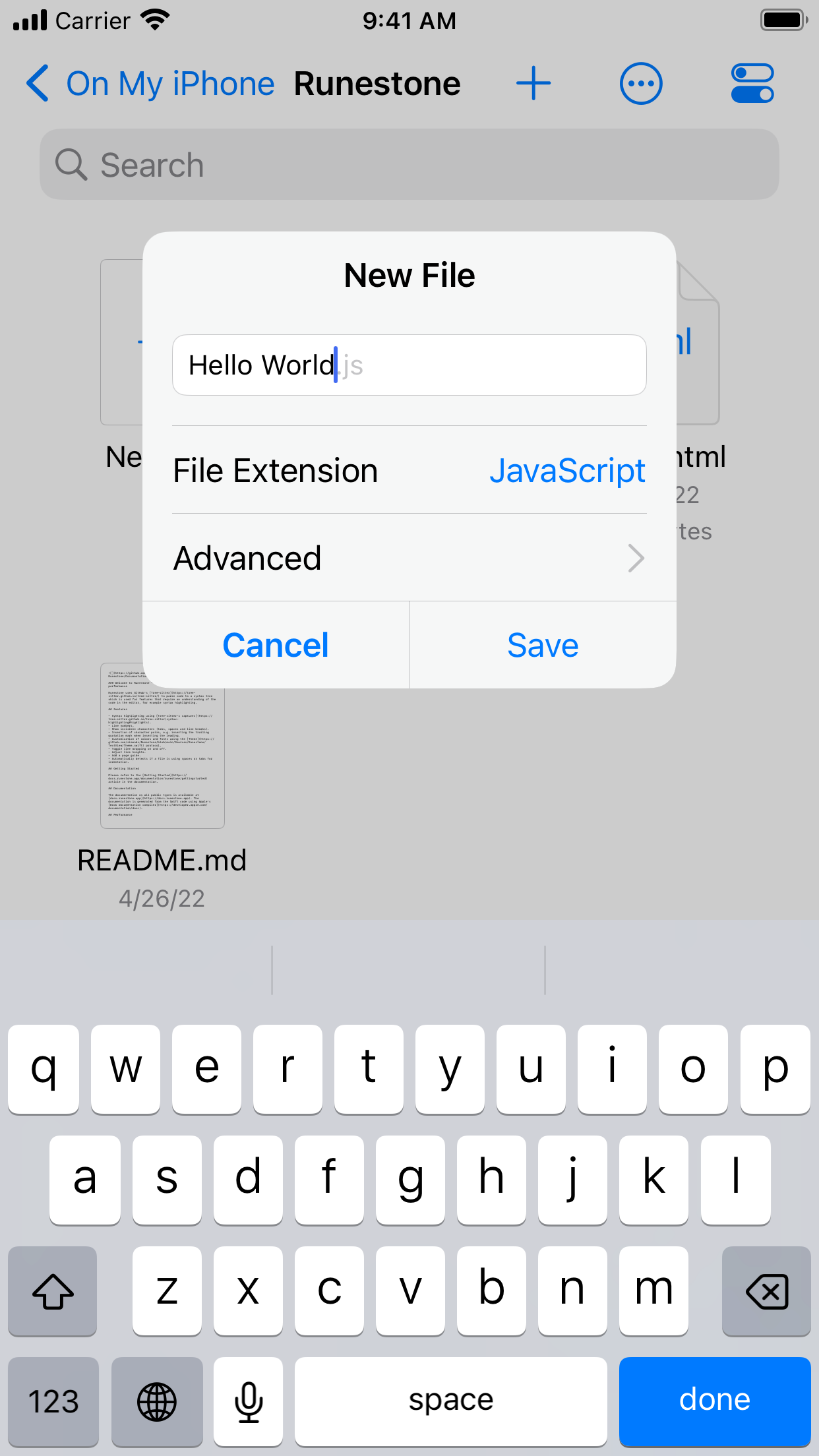 Runestone Text Editor screenshot 5