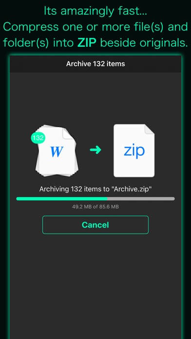 Screenshot 4 of Archive Utility App