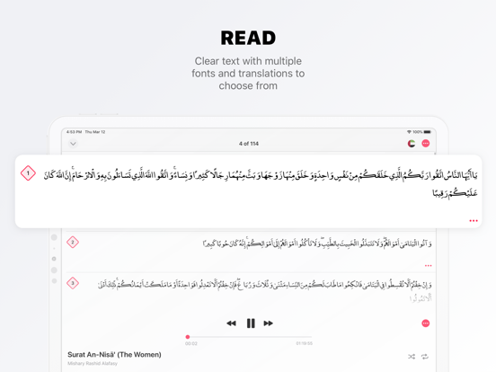 Koran: Quran Pro for Muslim iPad app afbeelding 5