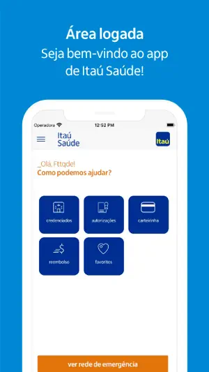 Itaú Saúde screenshot 1