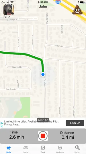 Woof! dog walking app screenshot 1