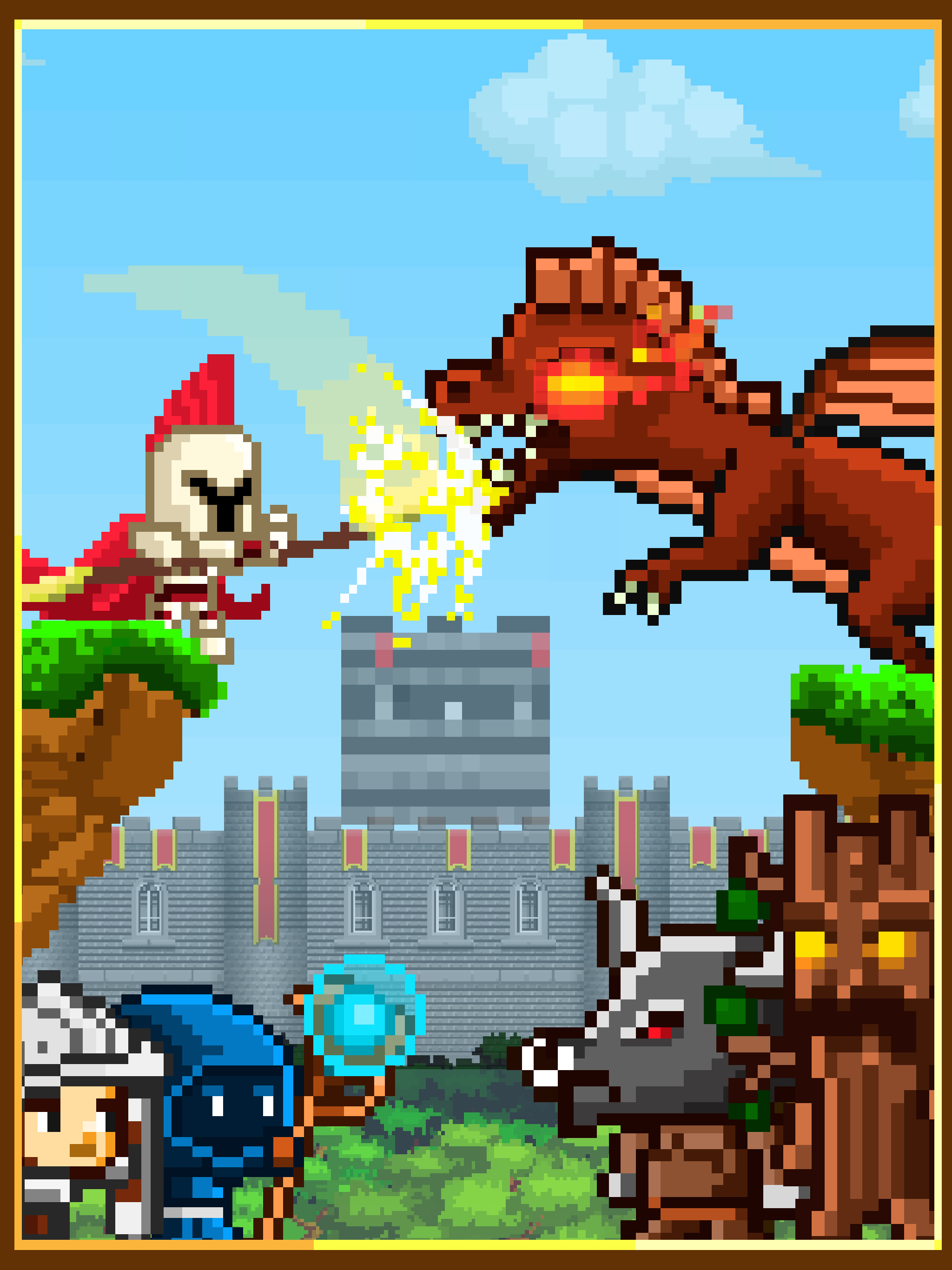 Clicker Knights Vs dragons screenshot 7