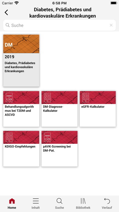 DGK Pocket-Leitlinien Screenshot
