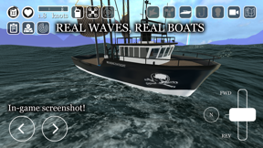 uCaptain Fishing Boat Game screenshot