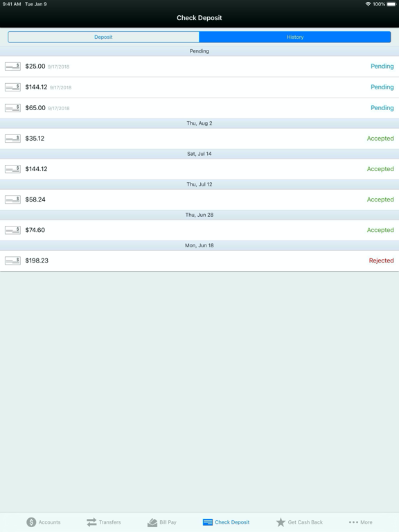 Fulton Bank Mobile Banking iPad screenshot 8 - Finance app