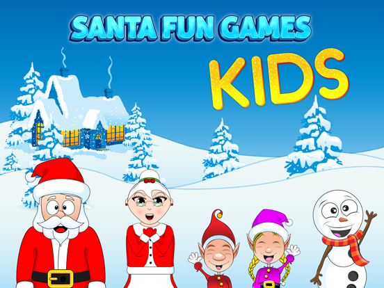 Santa Games: Xmas Fun for Kids iPad screenshot 1 - Games app