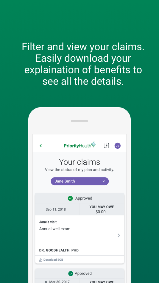 #4. Priority Health Member Portal (iOS) بواسطة: Priority Health
